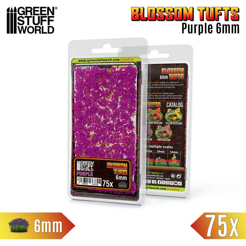 Green Stuff World: Matas con Flor - Tufts - 6mm - Flores Violetas