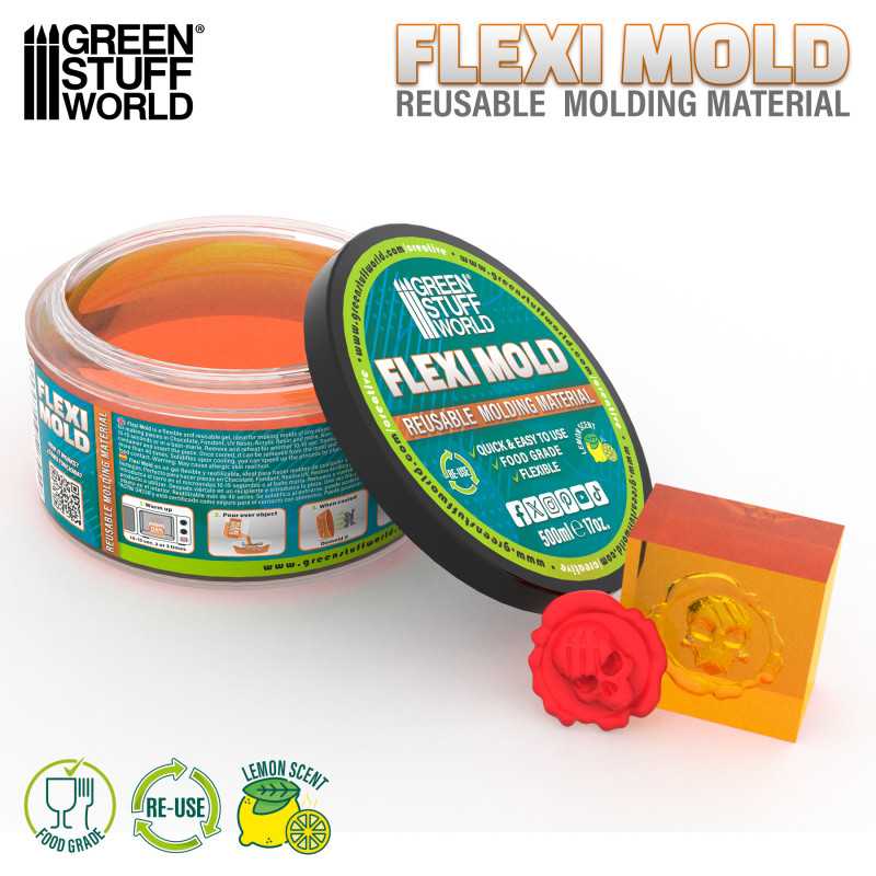 Green Stuff World: Flexi Mold - Material reutilizable para moldes
