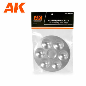 AK: Paleta de Pintura de Aluminio con 6 pocillos AK612