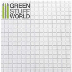 Plancha Plasticard CUADRADOS GRANDES – tamaño A4