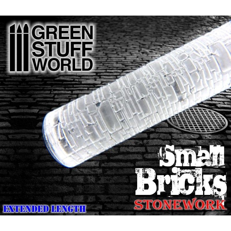 Green Stuff World: Rodillo Texturizado Ladrillos Pequeños