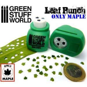 Green Stuff World: Troqueladora de Hojas Miniatura VERDE MEDIO