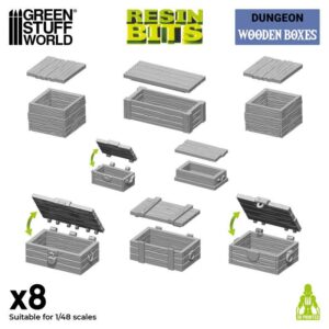 Green Stuff World: Set de cajas de madera – Resina