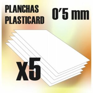 Green Stuff World: Plancha Plasticard 0’5 mm – Combo x5 planchas