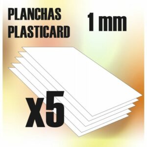 Green Stuff World: Plancha Plasticard 1 mm – COMBOx5 planchas