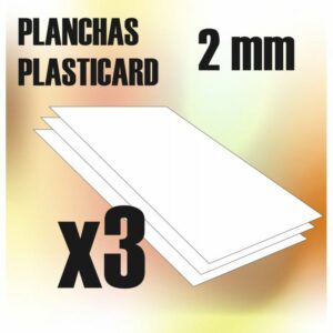 Green Stuff World: Plancha Plasticard 2 mm – Combo x3 planchas