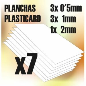 Green Stuff World: Plancha Plasticard COMBO-MIX 7 planchas