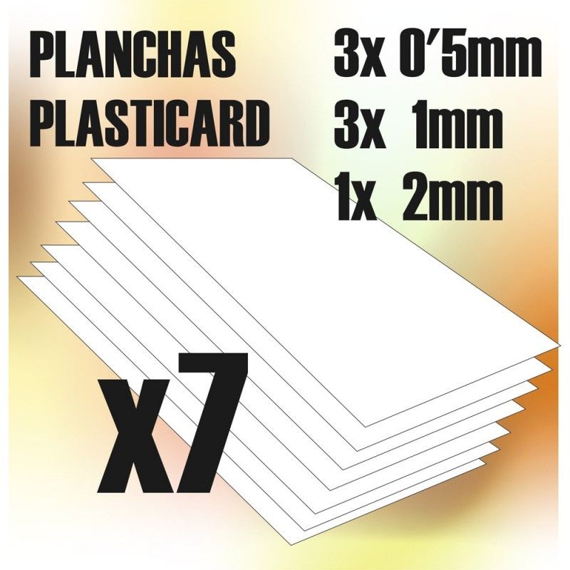 Green Stuff World: Plancha Plasticard COMBO-MIX 7 planchas