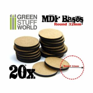 Green Stuff World: Peanas DM – Redondas 32 mm