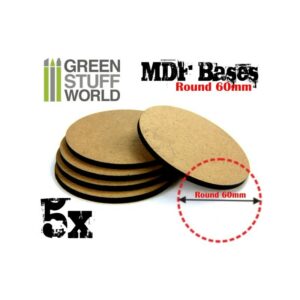 Green Stuff World: Peanas DM – Redondas 60 mm