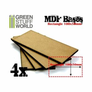 Green Stuff World: Peanas DM – Rectangulares 100x50mm