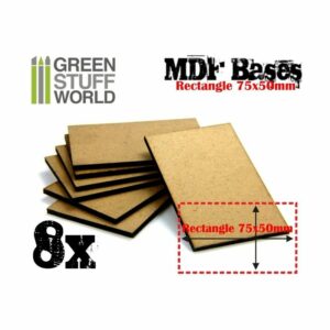 Green Stuff World: Peanas DM – Rectangulares 50x75mm