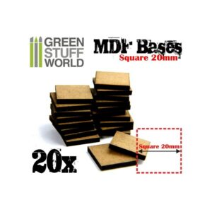 Green Stuff World: Peanas DM – Cuadradas 20 mm