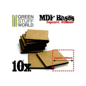 Green Stuff World: Peanas DM – Cuadradas 40 mm