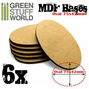 Peanas DM – Ovaladas AOS 75x42mm