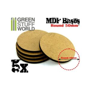 Green Stuff World: Peanas DM – Redondas 50 mm