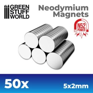 Green Stuff World: Imanes Neodimio 5x2mm – 50 Unidades (N52)