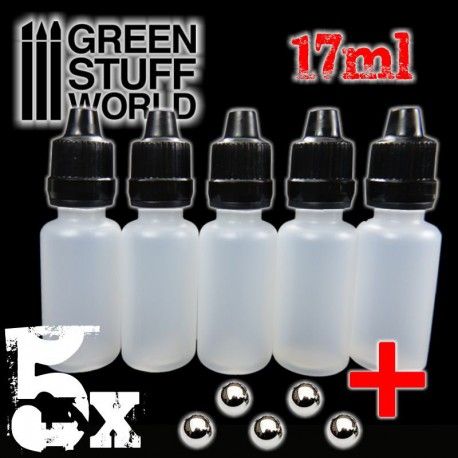 Green Stuff World: Botes de Pintura Sueltos para mezclas con Bolas Mezcladoras