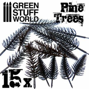 Green Stuff World: 15x PINOS Modelismo