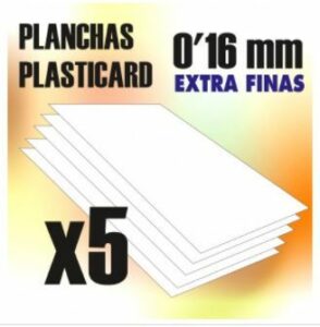 Green Stuff World: Plancha Plasticard 0’16mm – COMBOx5 planchas