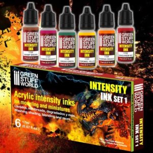 Green Stuff World: Set 6x Tintas de Intensidad – Set 1