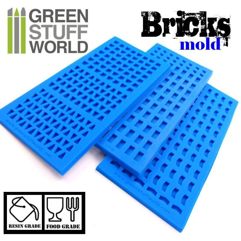 Green Stuff World: Moldes de Silicona LADRILLOS