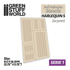 Plantillas autoadhesivas – Arlequin S – 6x3mm