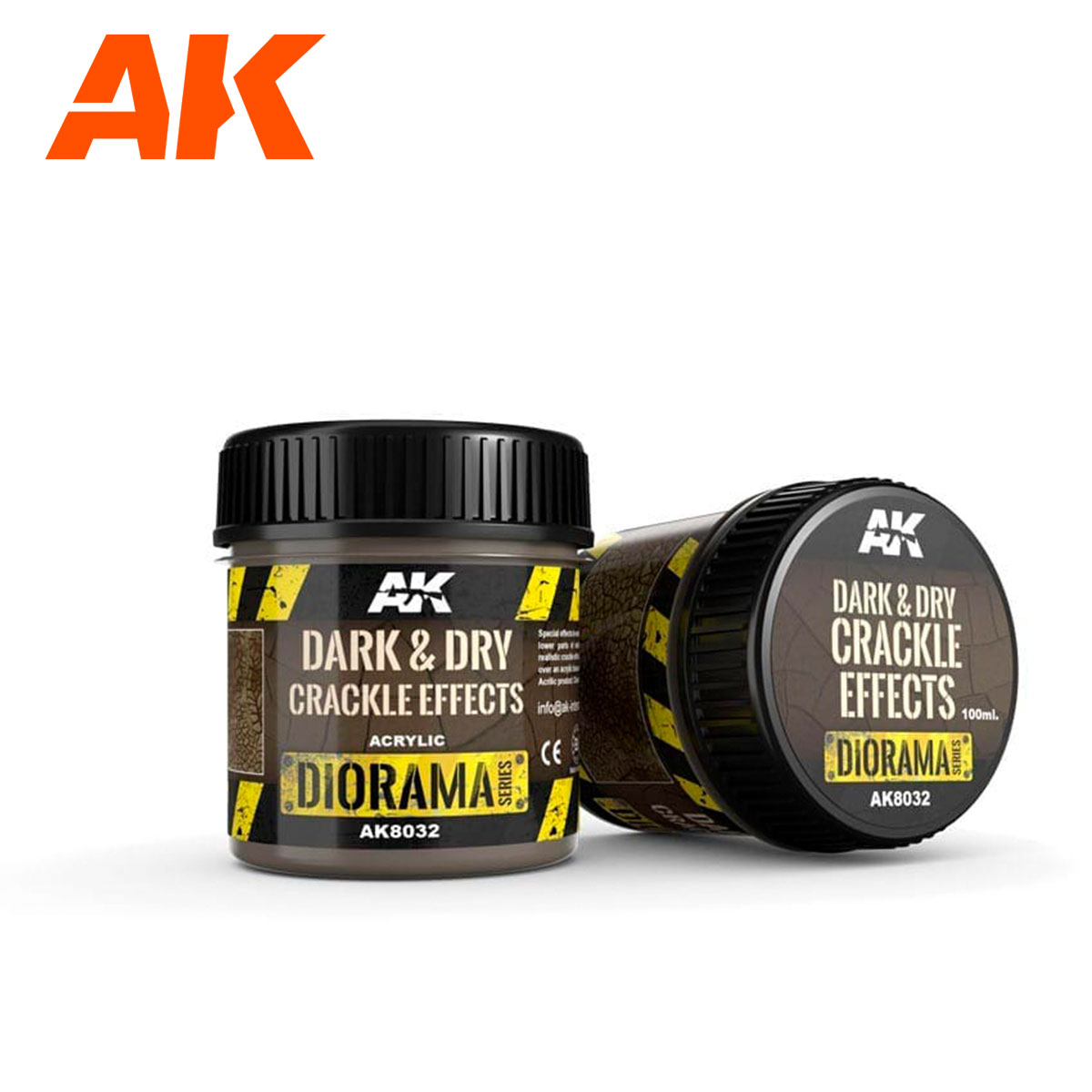 AK: Dark & Dry Crackle Effects 100ml AK8032