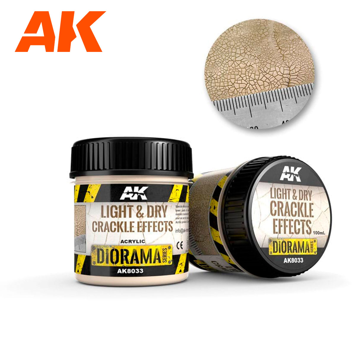 Light & Dry Crackle Effects 100ml AK8033