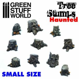 Green Stuff World: Tocones de Árboles Encantados Pequeños