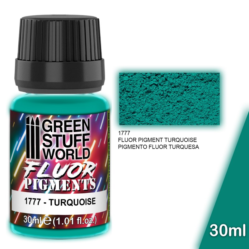 Green Stuff World: Pigmentos Fluor Turquesa