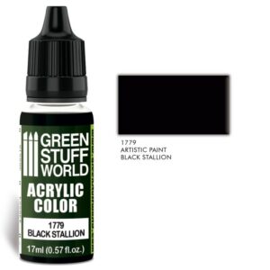 Green Stuff World: Acrylic Color Black Stallion (1779)