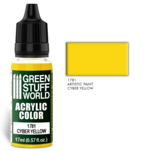 Green Stuff World: Acrylic Color CYBER YELLOW (1781)