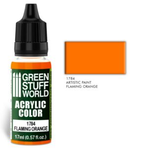 Acrylic Color FLAMING ORANGE (1784)