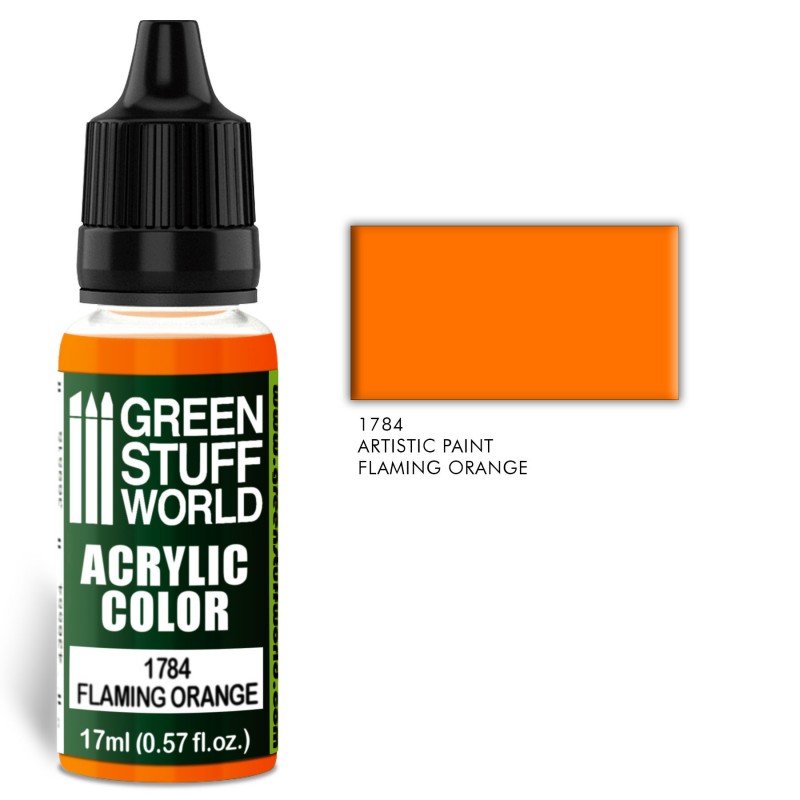 Acrylic Color FLAMING ORANGE (1784)