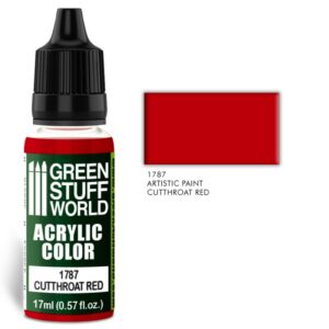 Green Stuff World: Acrylic Color CUTTHROAT RED (1787)