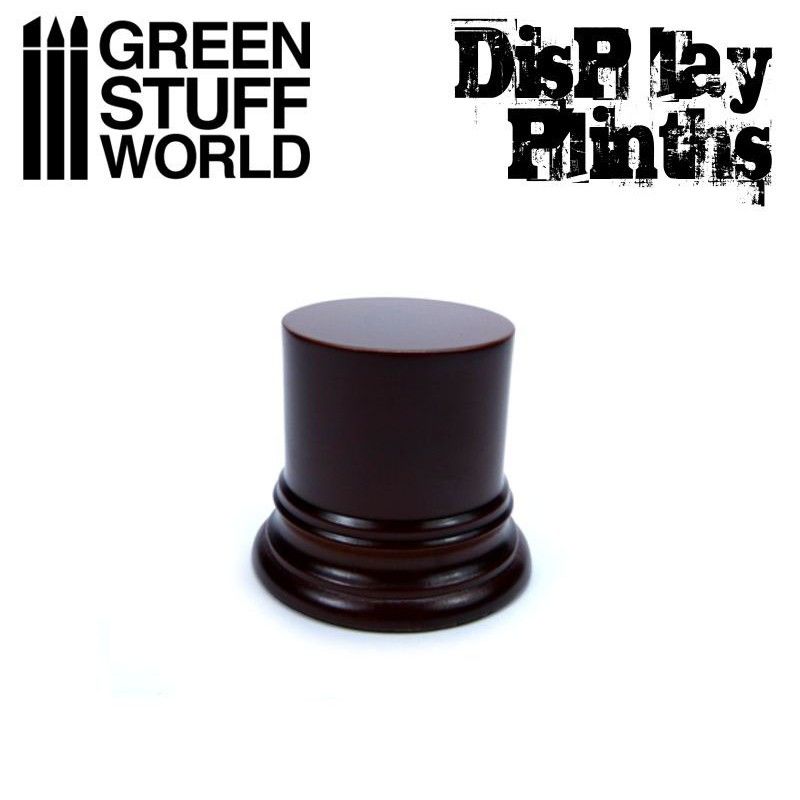 Green Stuff World: Pedestal Redondo 4,5 cm - Marrón Avellana