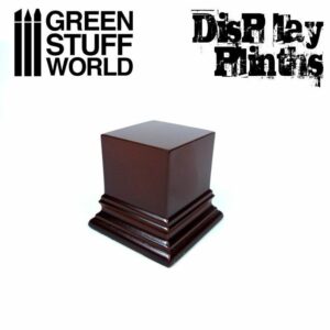 Green Stuff World: Pedestal Cuadrado 4×4 cm – Marrón Avellana