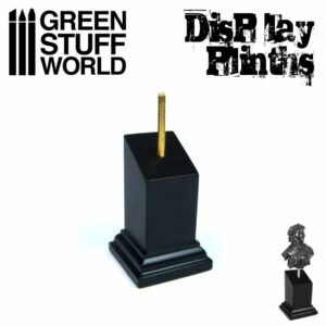 Green Stuff World: Pedestal Bustos Negro 3×3 cm