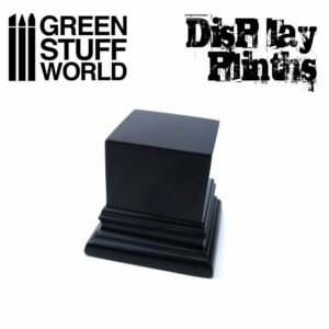 Green Stuff World: Pedestal Cuadrado 4×4 cm – Negro