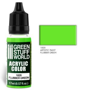 Green Stuff World: Acrylic Color FLUBBER GREEN (1820)