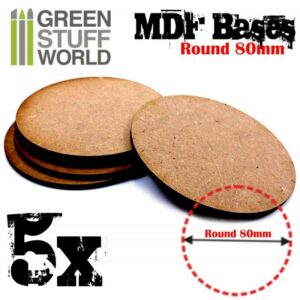 Green Stuff World: Peanas DM – Redondas 80 mm