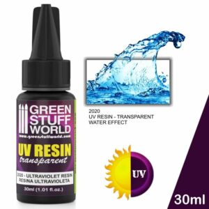 Green Stuff World: Resina Ultravioleta 30ml – Efecto Agua
