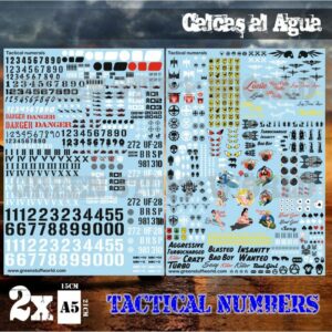 Green Stuff World: Calcas al agua – Numeros Tacticos y Pinups