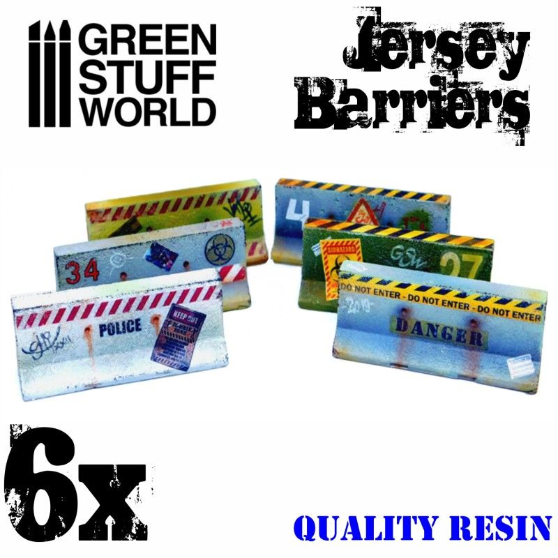 Green Stuff World: 6x Barreras Hormigon