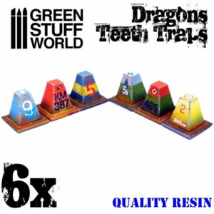 Green Stuff World: 6x Dientes de Dragon en Resina