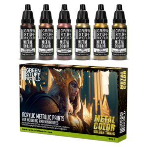 Green Stuff World: Set Pinturas Metalicas – Oro