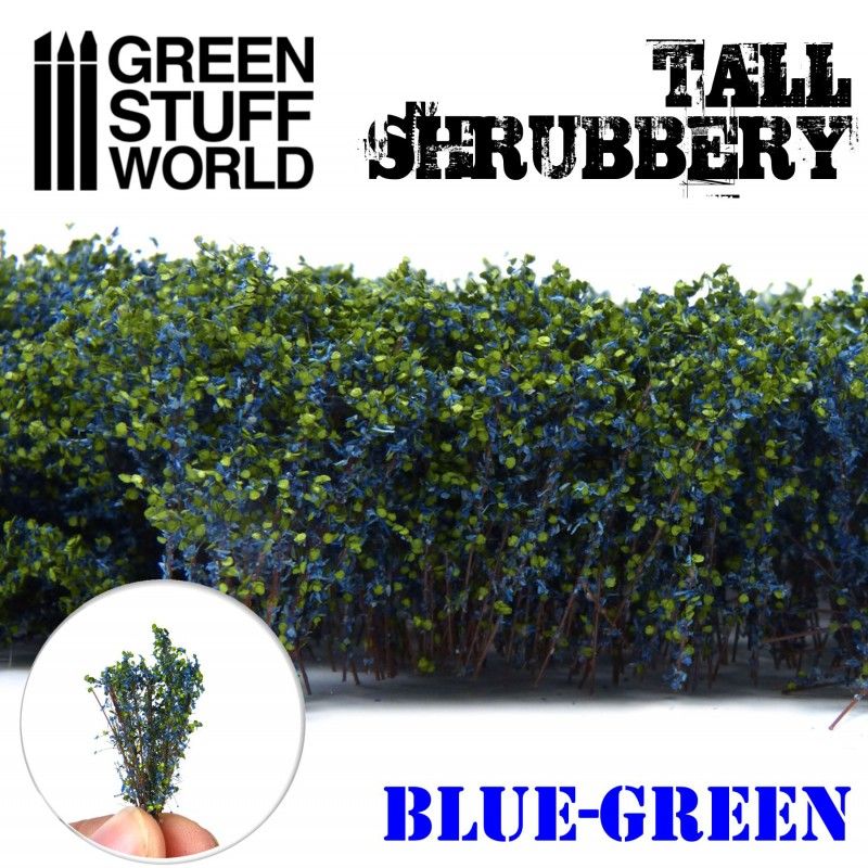 Green Stuff World: Arbustos Altos - Azul Verde