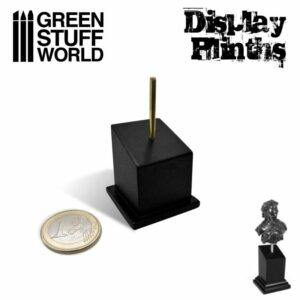 Green Stuff World: Pedestal Bustos Negro 2.5×2.5 cm