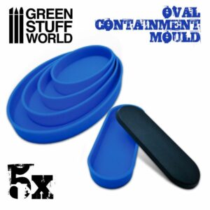 5x Moldes Contencion para Peanas – Ovaladas